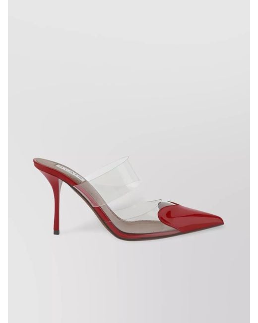 Alaïa Pink Almond Toe Leather Stiletto Heel Pumps