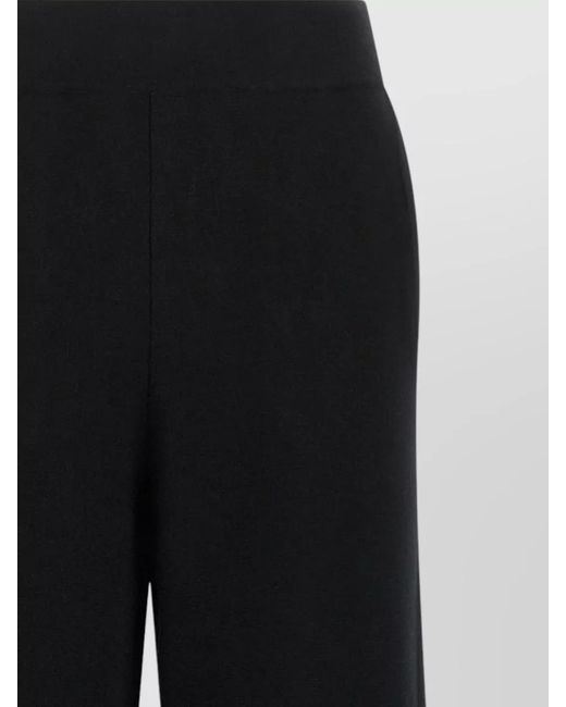 Max Mara Black Wool Lounge Pants