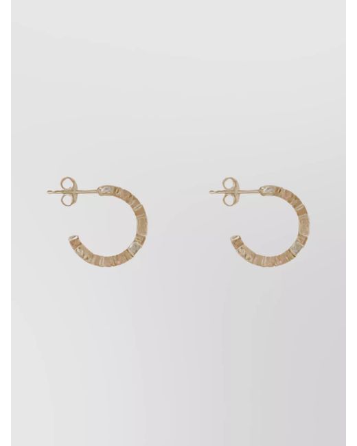 Versace Multicolor Logo Hoop Earrings