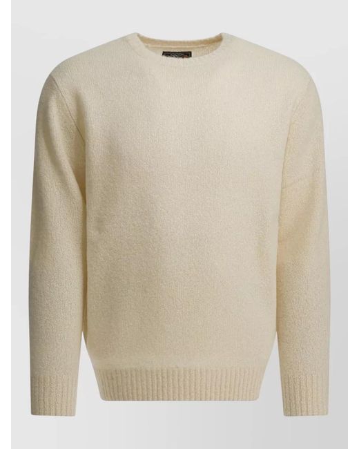 Beams Plus Natural Cashmere Silk Jumper for men