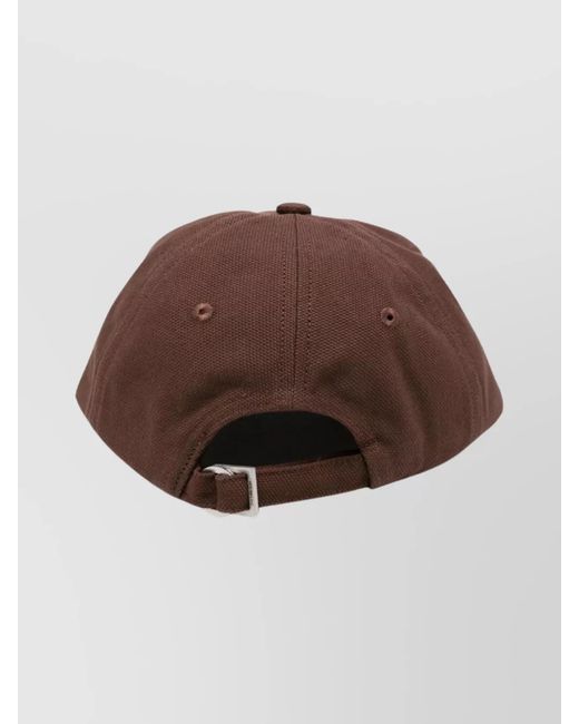 Jacquemus Brown Cotton Curved-Brim Adjustable Baseball Cap
