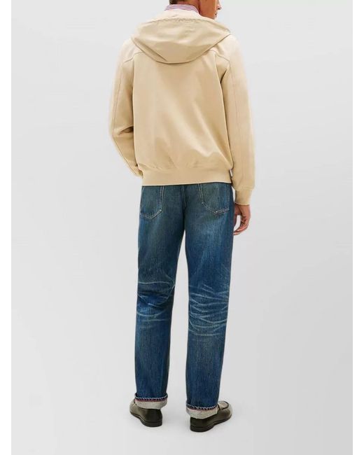 Tommy Hilfiger Natural Reversible Hood Jacket Ribbed Cuffs Pockets for men
