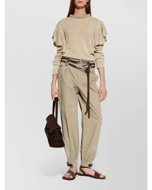 Moschino Natural Tapered Trousers