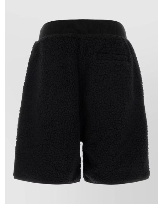 Entire studios Black Cropped Bermuda Shorts