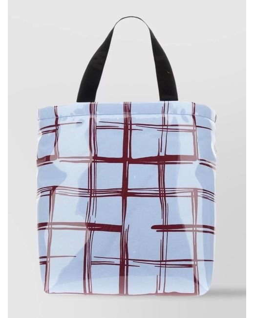 Marni Multicolor Coated Canvas Tote Bag for men