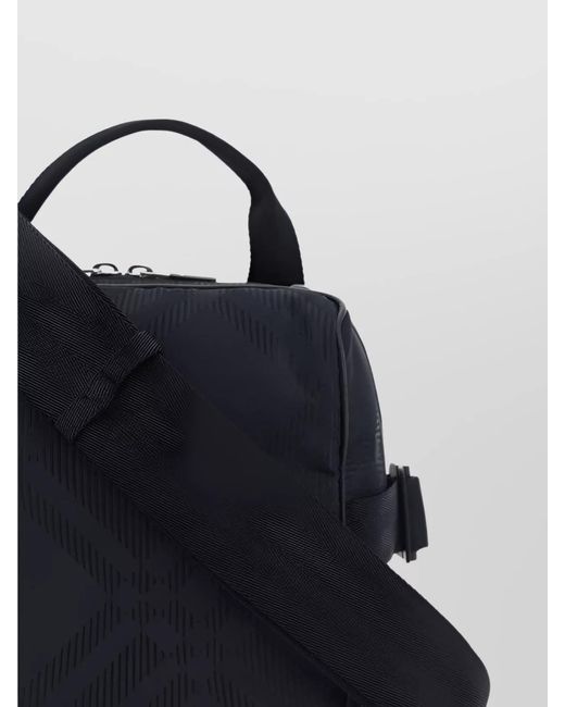 Burberry Blue Nylon Shoulder Bag for men