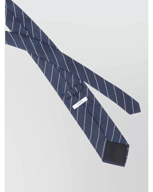 Lardini Blue Striped Tie Adjustable Length Slim Shape for men
