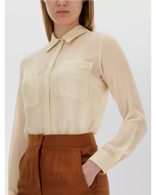 Max Mara Natural Silk Slim-Fit Shirt