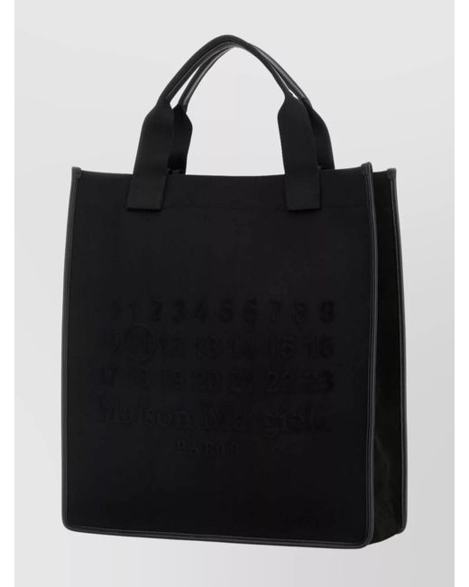 Maison Margiela Black Canvas Shoulder Bag