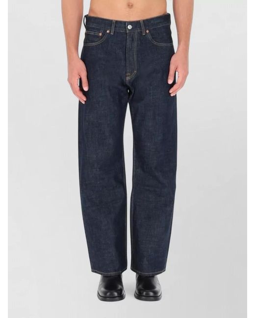 Our Legacy Blue Straight-Leg Jeans for men