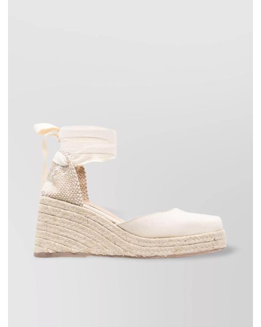 Castaner Natural Raffia Wedge Espadrilles