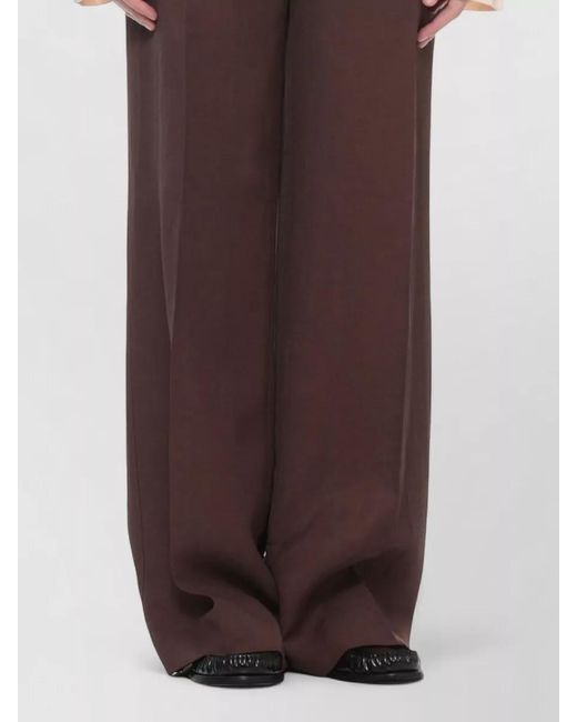 Loulou de Saison Natural Sheer Ribbed Viscose Sweater Long Sleeves