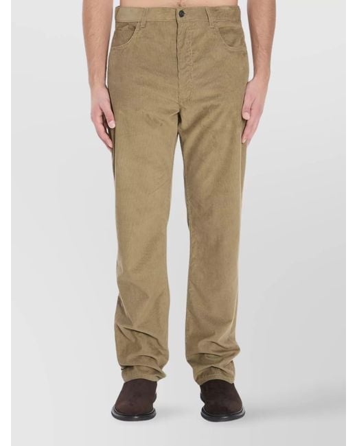 The Row Natural Corduroy Trousers Five Pockets for men