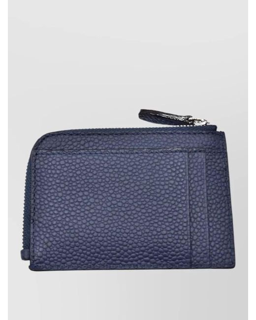 Lancel Blue Leather Cardholder