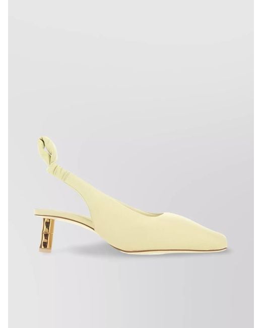 Boyy Natural Leather Slingback Pumps
