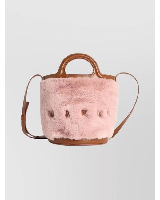 Marni Pink Tropicalia Bucket Bag
