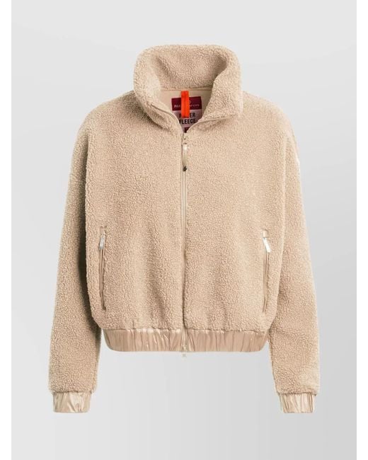 Parajumpers Natural Oversized Fleece Zip-Up Jacket