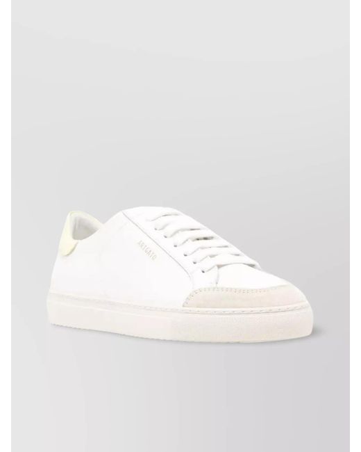 Axel Arigato Natural Leather Low-Top Sneakers