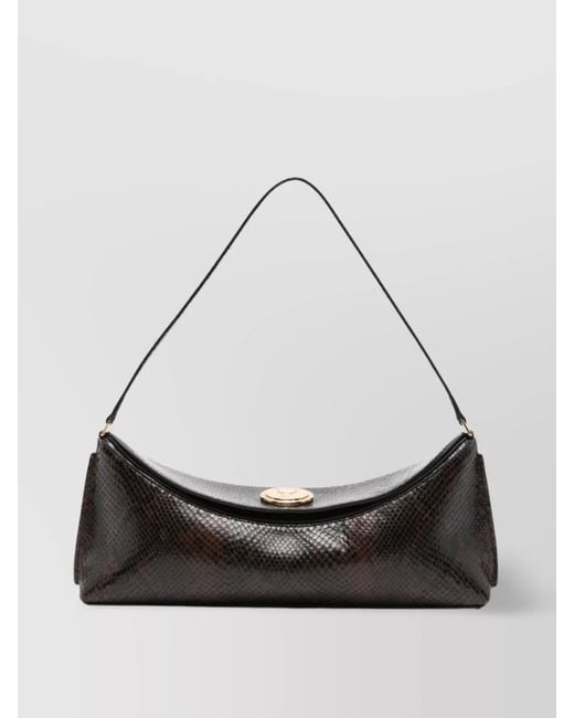 Jacquemus White Shoulder Calf Leather Shoulder Bag