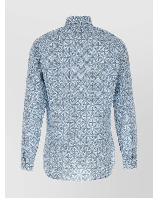 Barba Napoli Blue Shirt for men