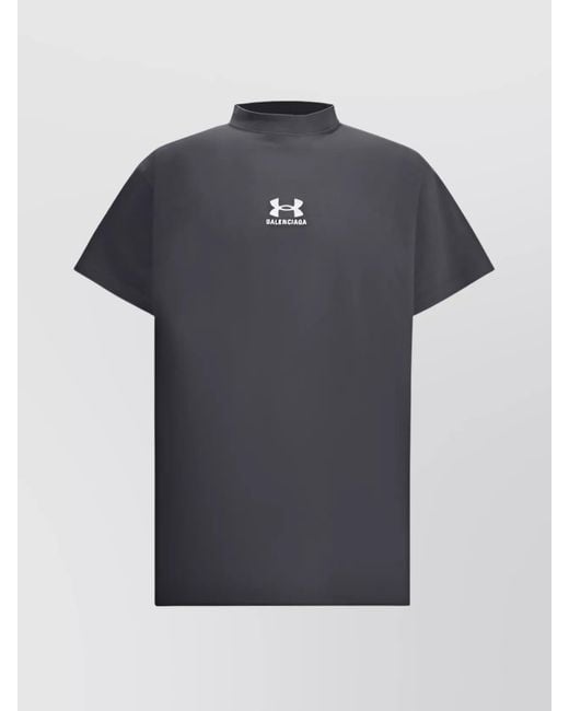 Balenciaga Black Oversized Cotton Short-Sleeve T-Shirt for men