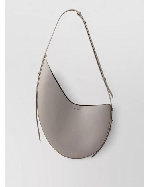 Soeur White Winona Leather Shoulder Bag Hardware