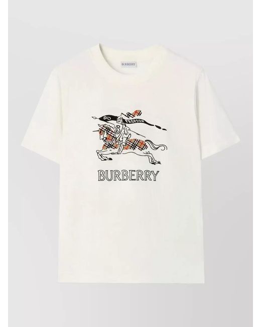Burberry Natural Checked T-Shirt