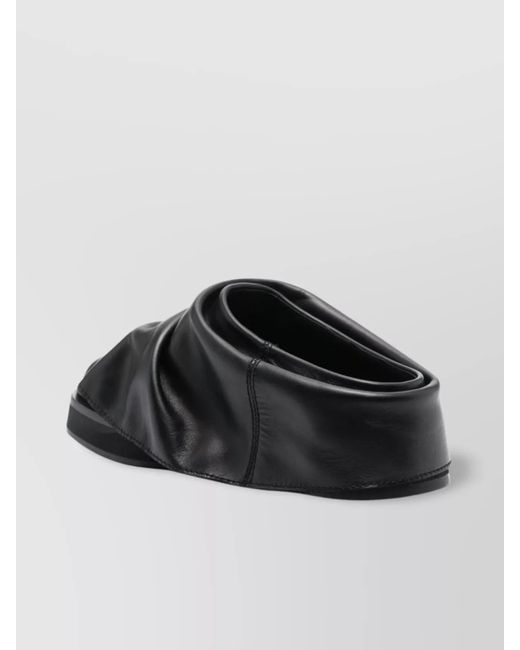 The Attico Multicolor Leather Square-Toe Mules