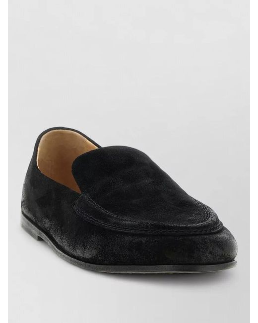 Marsèll Black Leather Loafers for men