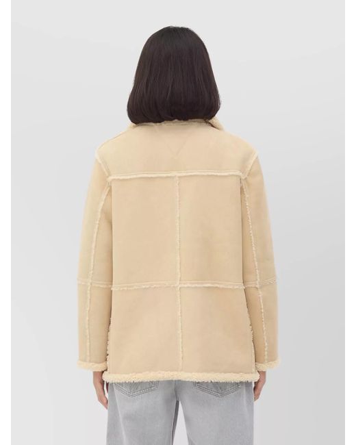 Bottega Veneta Natural Shearling Coat