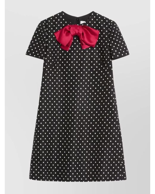 Valentino Black Bow Detailed Dress