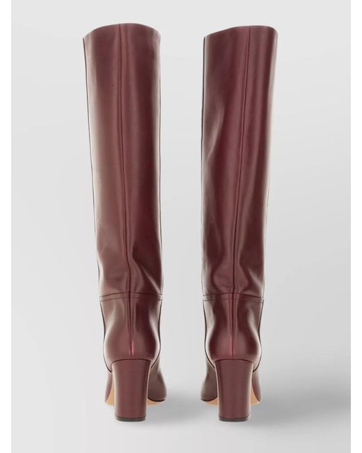 Paris Texas Brown Leather Ankle Boots