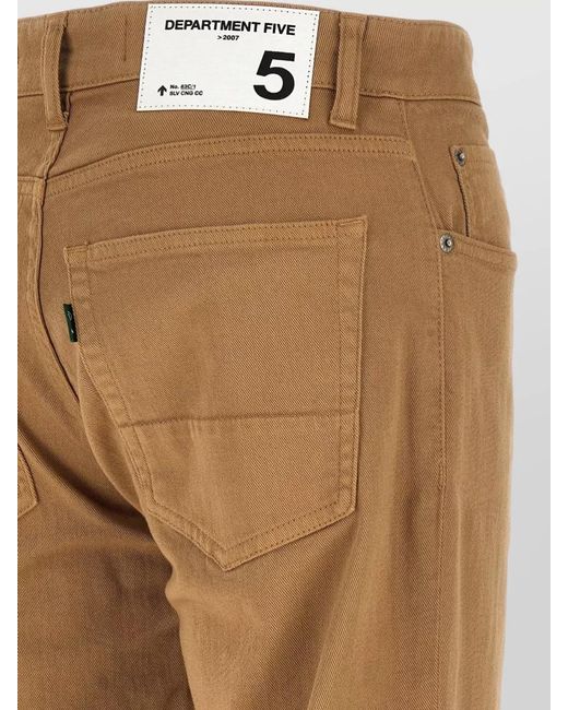 Department 5 Natural Talk Jeans Straight Leg Belt Loops Front Pockets for men