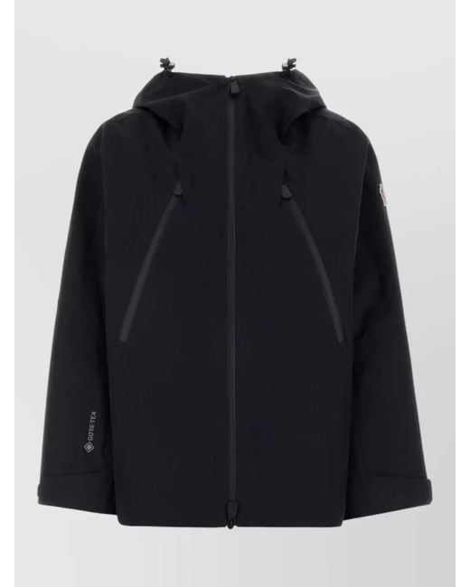Moncler Black Gore Tex Windbreaker Jacket