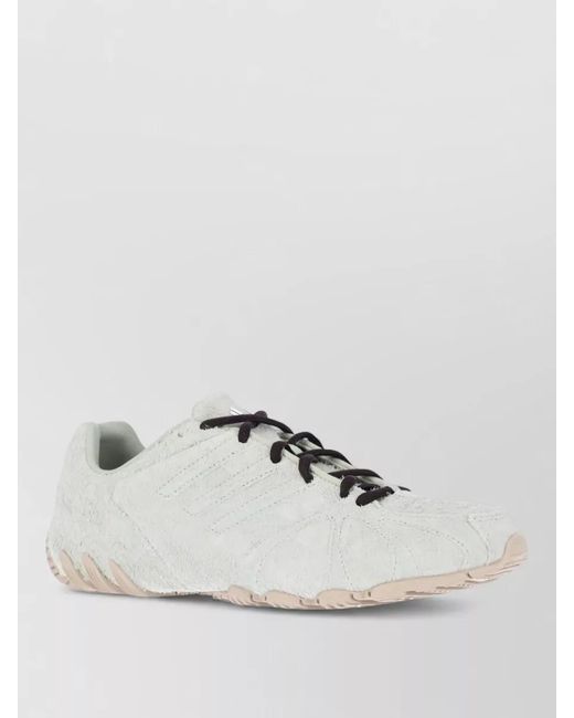 Adidas White Low Top Lace-Up Sneakers