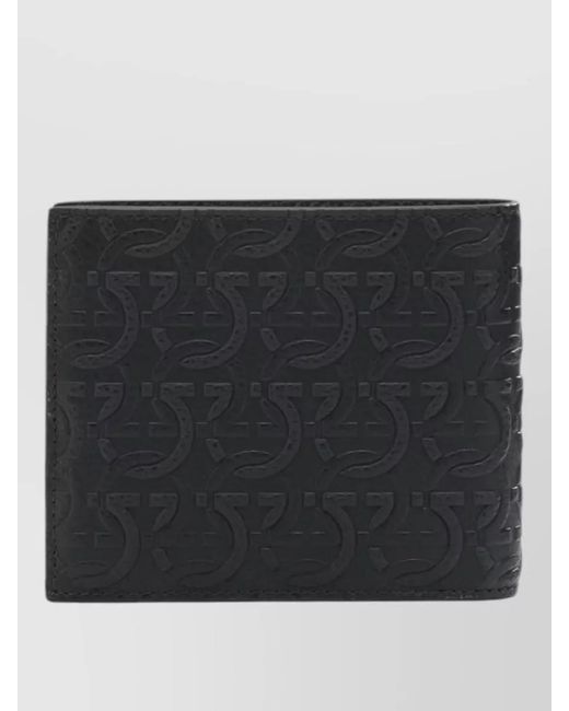 Ferragamo Black Leather Wallet for men