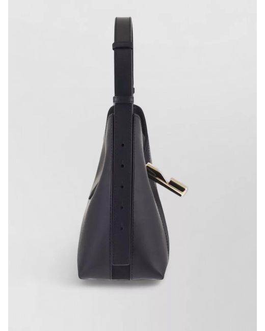 Furla Blue 1927 Leather Shoulder Bag