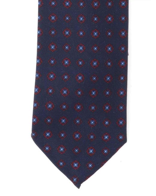 Cesare Attolini Blue Wool Tie for men