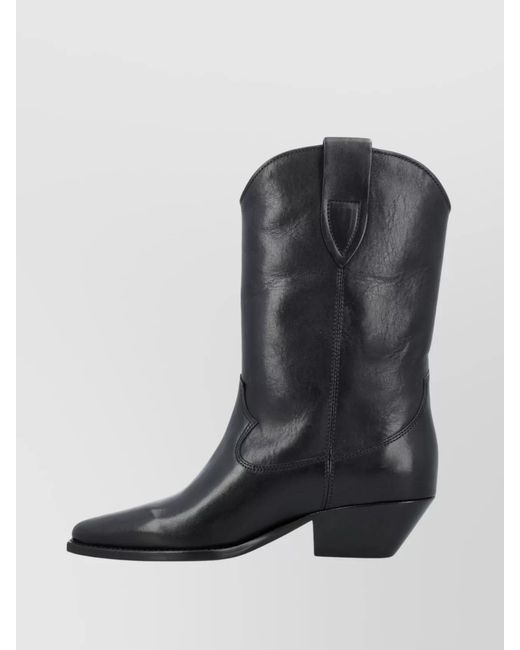 Isabel Marant Black Duerto Heeled Boots