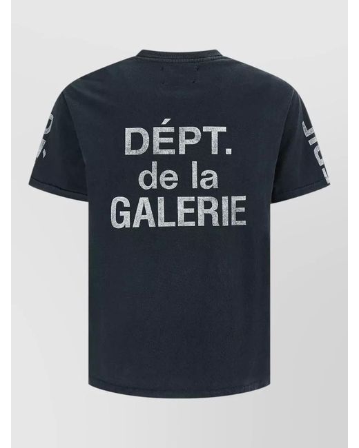 GALLERY DEPT. Blue French Collector Cotton Printed T-Shirt for men