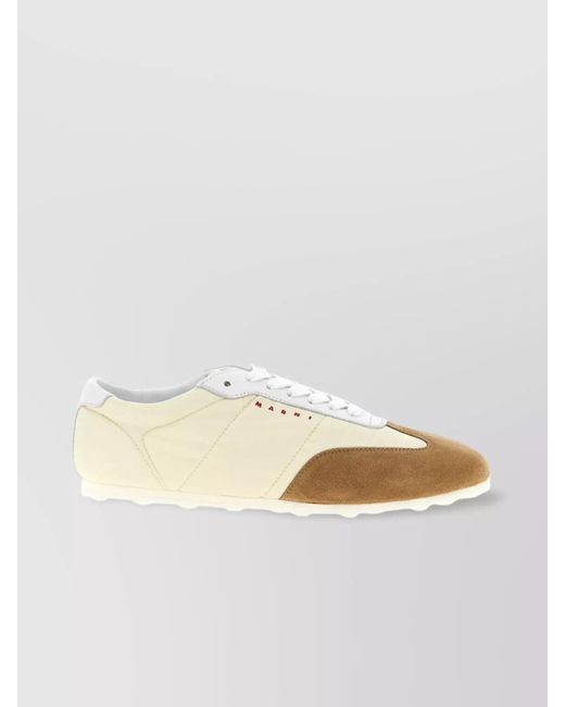 Marni Multicolor 'Suede Low-Top Soccer Sneakers'