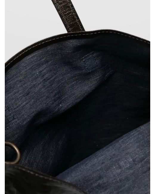 Uma Wang Black Medium Shoulder Tote Bag Detachable Strap
