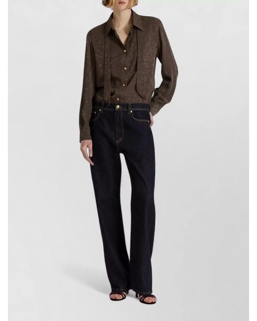 Alberta Ferretti Brown Shirt