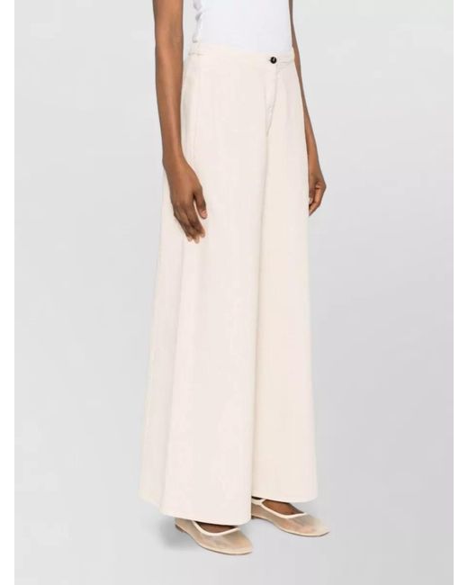 Forte_forte Blue Cotton Wide-Leg Trousers