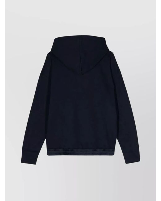 Saint Laurent Blue Cotton Hoodie for men