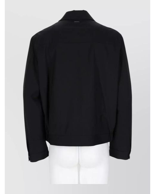 DSquared² Black Single Breasted Coat for men