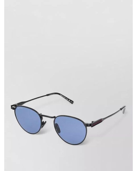 Gucci Blue Sunglasses Gg1875S 004 Metal Frame for men