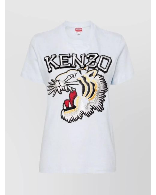 KENZO White Cotton Regular-Fit T-Shirt