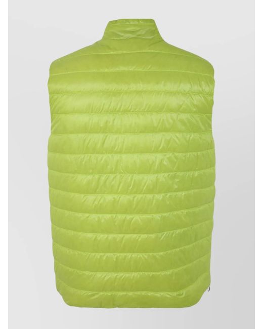 Herno Brown Nylon Reversible Gilet for men