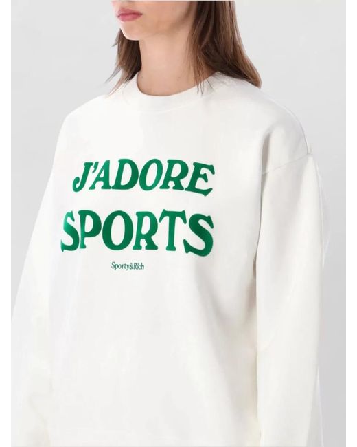 Sporty & Rich Multicolor Cotton Crew Neck Sweatshirt